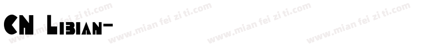 CN Libian字体转换